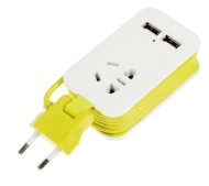 Удлинитель (UL-00003429) Uniel 1гн х 1,5м б/з Travel S-CT1-1,5U White/Green Удлинитель (UL-00003429) Uniel 1гн х 1,5м б/з Travel S-CT1-1,5U White/Green