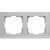 Рамка на 2 поста (серебряный) Werkel WL04-Frame-02