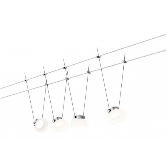 94112 Светильник струнный, комплект GlassLED I 4x4W 30VA , хром матовый