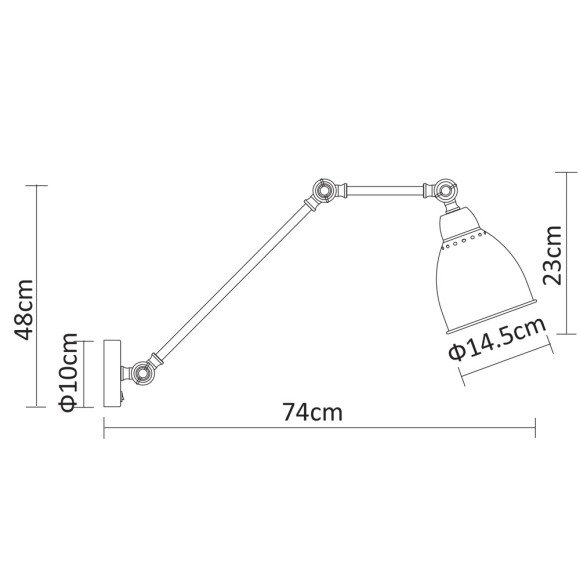 Бра Braccio a2055ap-1bk Arte Lamp картинка 3