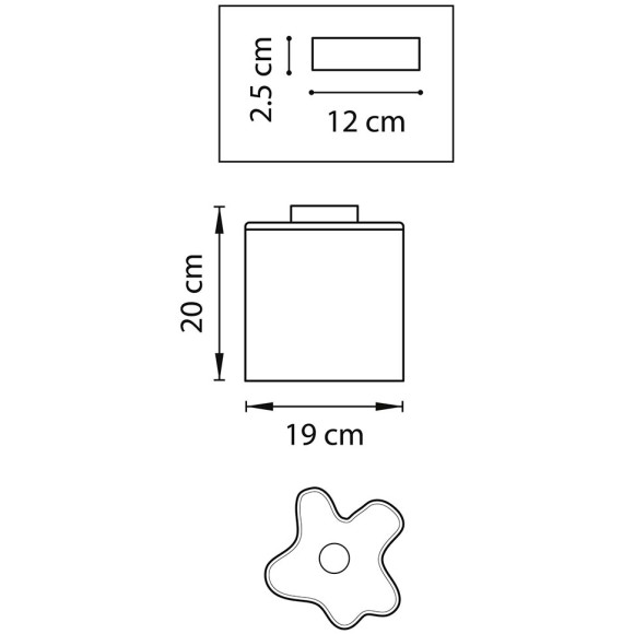 Люстра потолочная Lightstar Nubi legno 802015
