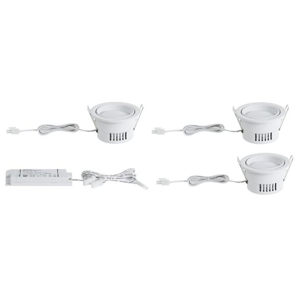 92022 Набор св-ков Quality EBL Set Aya LED 3x3W, белый 92022 Набор св-ков Quality EBL Set Aya LED 3x3W, белый