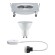 93610 Светильник Prem EBL Nova eckig dim LED 1x_W Alu ged