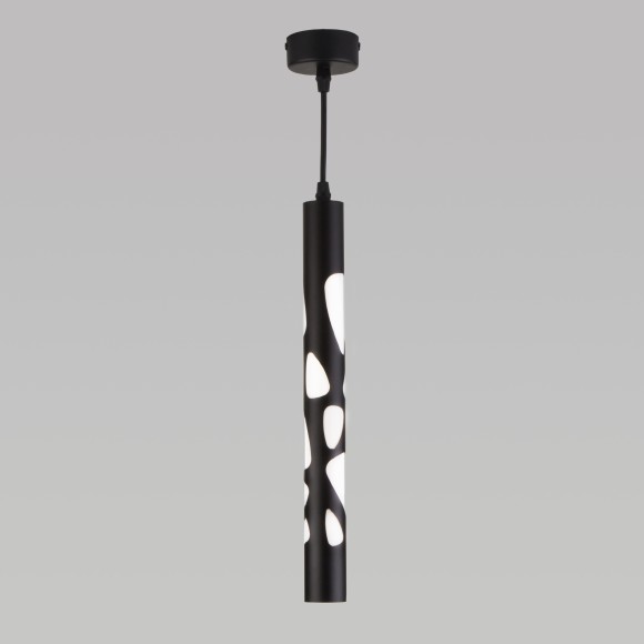 Подвесной светодиодный светильник DLR037 12W 4200K черный матовый Подвесной светодиодный светильник DLR037 12W 4200K черный матовый