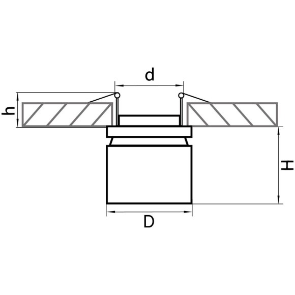 Светильник встраиваемый Lightstar Forte inca 214847