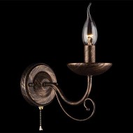 Бра в классическом стиле 22404/1 черный с золотом