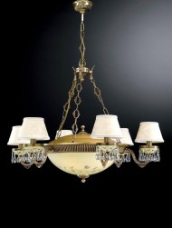 Подвесная люстра Reccagni Angelo L 6423/6+4 Подвесная люстра Reccagni Angelo L 6423/6+4