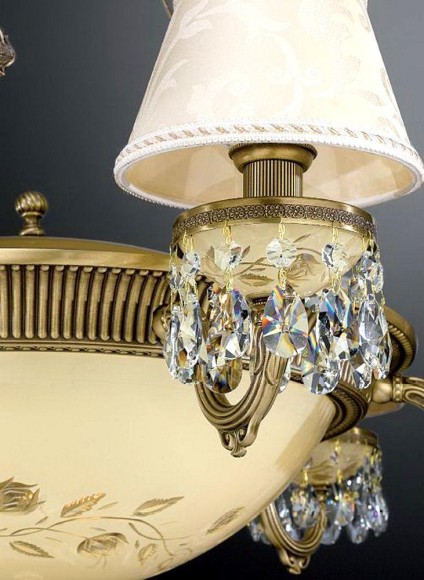 Подвесная люстра Reccagni Angelo L 6423/6+4 Подвесная люстра Reccagni Angelo L 6423/6+4