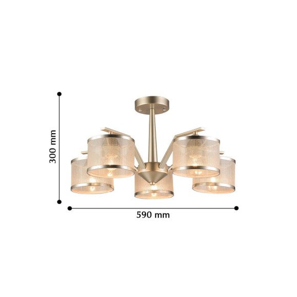 Потолочная люстра F-Promo Bonbon 2488-5P Потолочная люстра F-Promo Bonbon 2488-5P