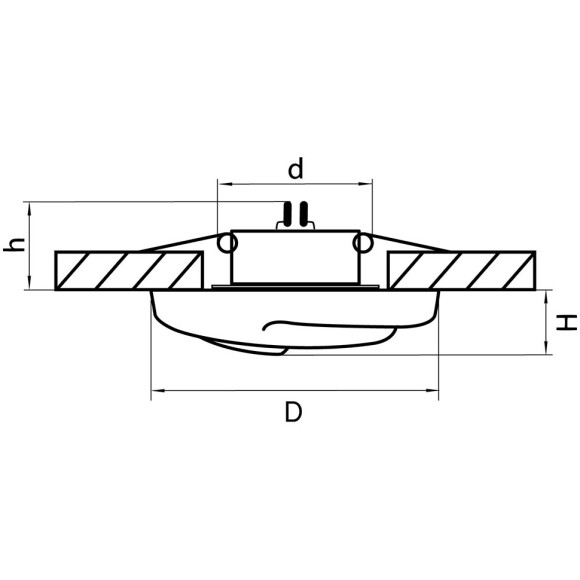 Светильник точечный встраиваемый декоративный Lightstar Spira 006400