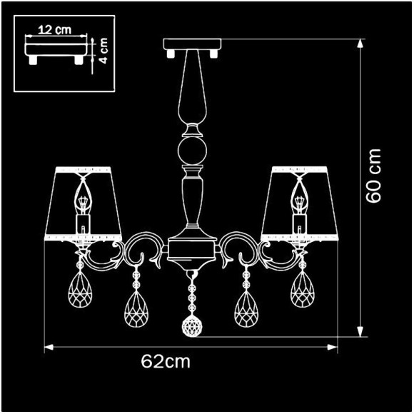 Потолочная люстра Osgona Engenuo 779564 Потолочная люстра Osgona Engenuo 779564