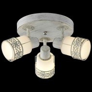 Спот 20026/3 белый с золотом Спот 20026/3 белый с золотом