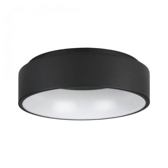 390049 Потолочный светильник MARGHERA2, LED 25,5W, 3000lm, H135, Ø450, сталь, черный/пластик, белый