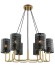 Подвесная люстра Lumien Hall Ноэль 4005/6P-GD-BK