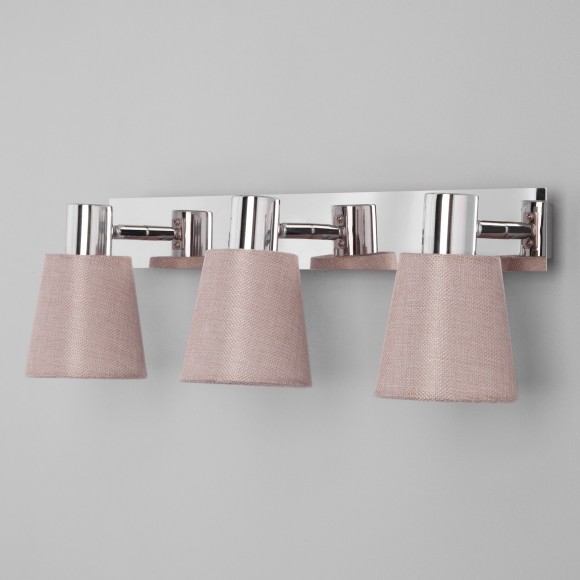 Настенный светильник с выключателем 20080/3 хром/бежевый