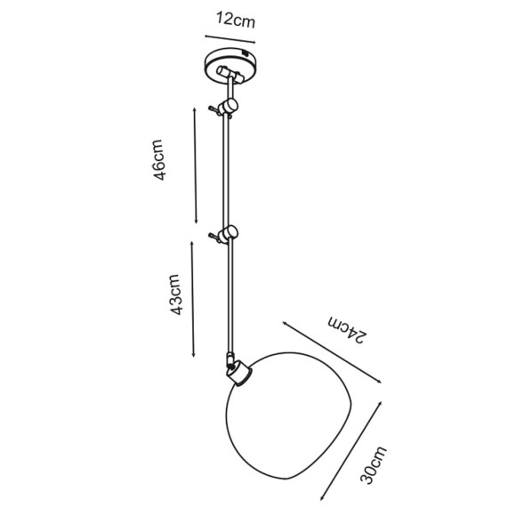 Светильник подвесной Paolo a1733sp-1ss Arte Lamp