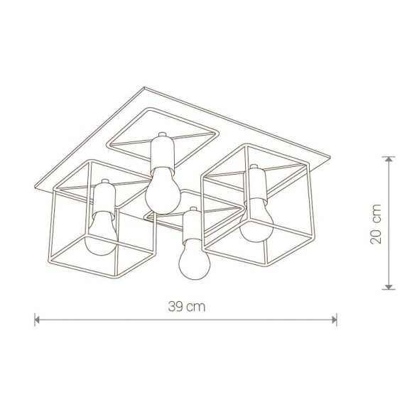 Потолочная люстра Nowodvorski Coba 9044