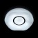 Потолочный светодиодный светильник Ambrella light Orbital Crystal Sand FS1236 WH 48W D390