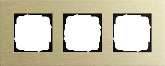 Рамка 3-постовая Gira Esprit светло-золотой 0213217