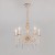 Подвесная люстра с хрусталем 10094/5 золото/прозрачный хрусталь Strotskis
