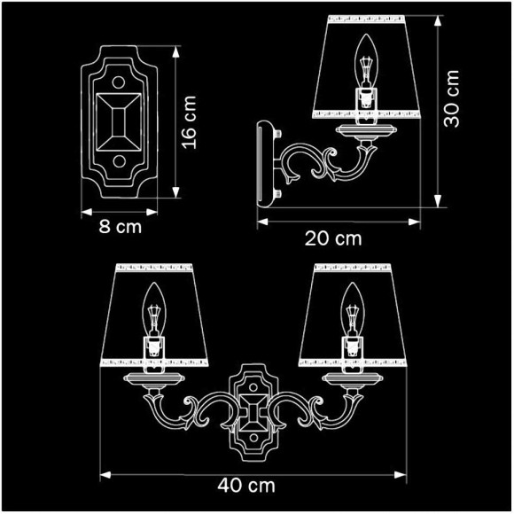 Бра Osgona Engenuo 779524