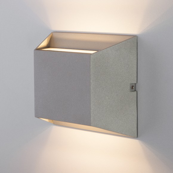 Ofion double алмазный серый уличный настенный светодиодный светильник 1615 TECHNO LED Elektrostandard