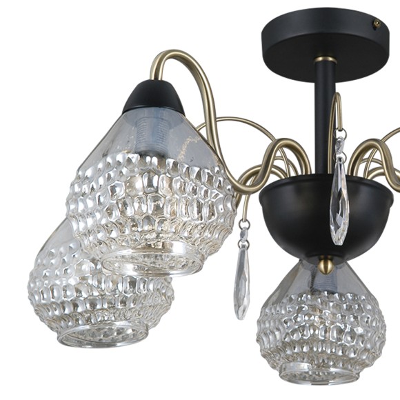 Люстра SF4009/5C-BK-AB VERNOLE Seven Fires Люстра SF4009/5C-BK-AB VERNOLE Seven Fires