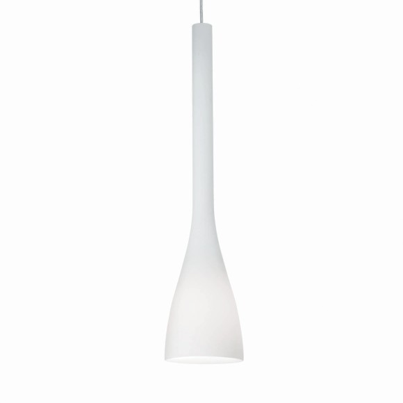 Светильник подвесной Ideal lux Flut макс.60Вт Е27 IP20 230В Белый Металл/Стекло 035666