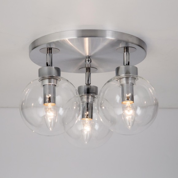 CL158130 Самба Алюм.+Прозр. Св-к Люстра