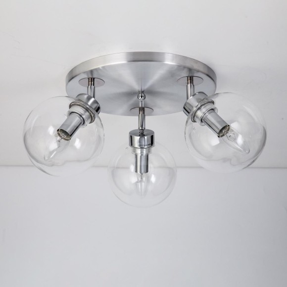 CL158130 Самба Алюм.+Прозр. Св-к Люстра