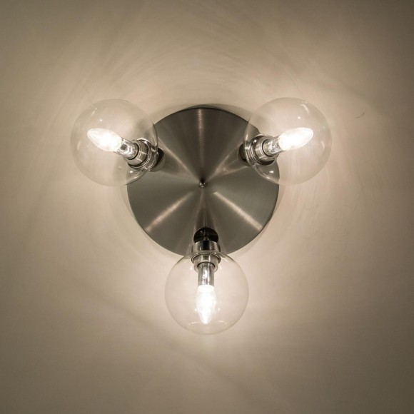 CL158130 Самба Алюм.+Прозр. Св-к Люстра