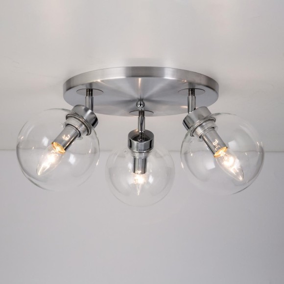 CL158130 Самба Алюм.+Прозр. Св-к Люстра