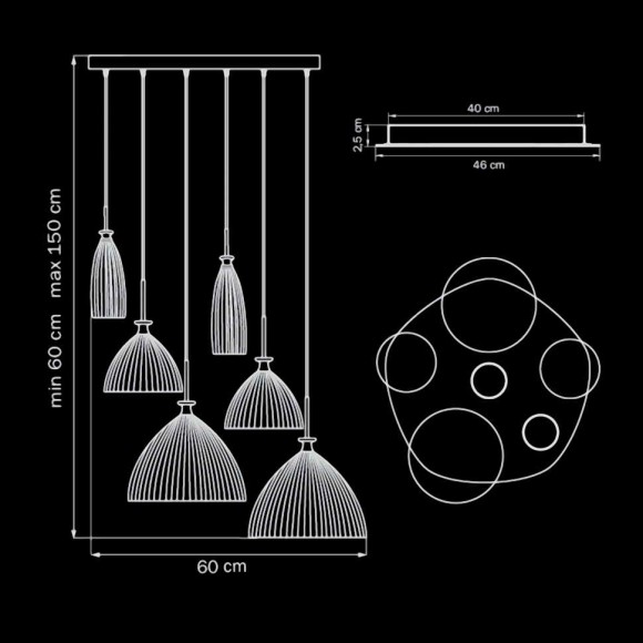 Подвесная люстра Lightstar Simple Light 810 810161 Подвесная люстра Lightstar Simple Light 810 810161