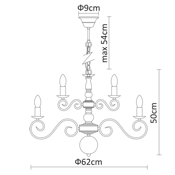 Люстра Isabel a1129lm-12wh Arte Lamp Люстра Isabel a1129lm-12wh Arte Lamp