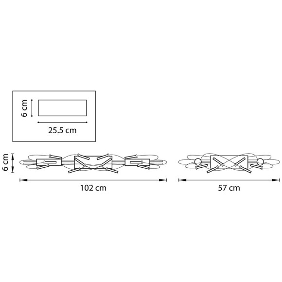 Люстра потолочная Lightstar Ovale 784246 Люстра потолочная Lightstar Ovale 784246