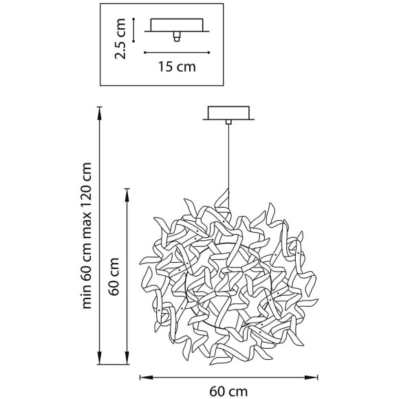 Люстра подвесная Lightstar Turbio 754121