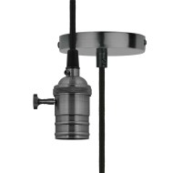 Подвесной светильник (UL-00004501) Uniel DLC-V-S24K/E27 TS/1M/BL Pearl Black Подвесной светильник (UL-00004501) Uniel DLC-V-S24K/E27 TS/1M/BL Pearl Black