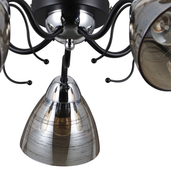 Люстра SF4022/5C-BK-CR GRESSAN Seven Fires Люстра SF4022/5C-BK-CR GRESSAN Seven Fires