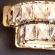 Светодиодный настенный светильник с хрусталем 90059/2 золото