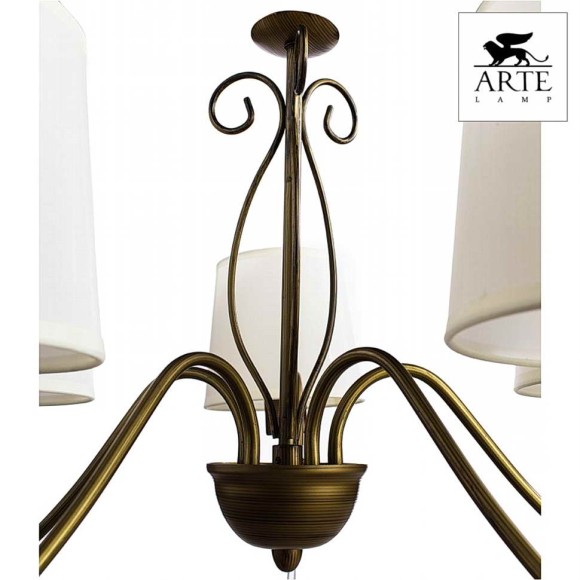 Люстра Carolina a9239lm-5br Arte Lamp