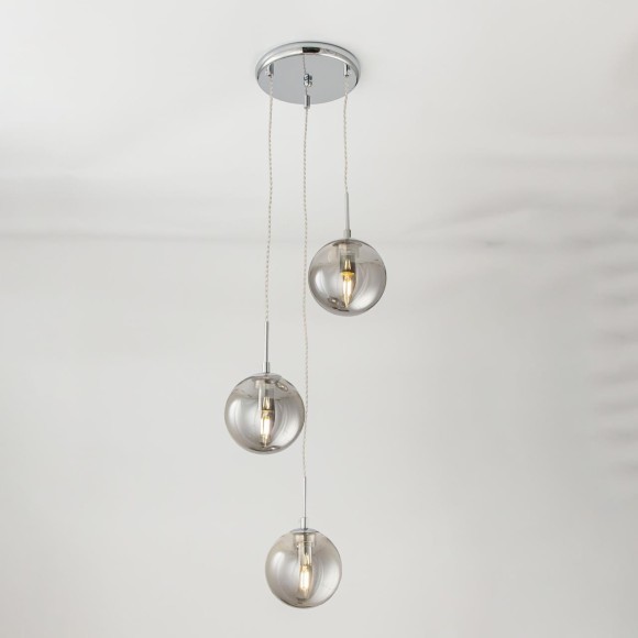 CL102030 Томми Хром+Дымч. Св-к Подвес CL102030 Томми Хром+Дымч. Св-к Подвес