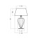 Настольная лампа 4 Concepts Bristol Transparent Copper L046411502