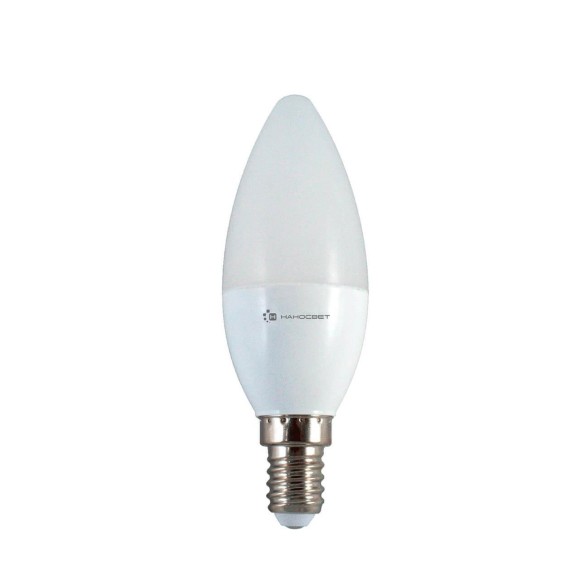 Лампа светодиодная Наносвет E14 6W 2700K матовая LE-CD-6/E14/827 L250
