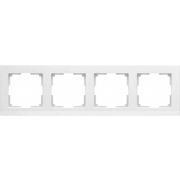 Рамка на 4 поста (белый) Werkel WL04-Frame-04-white