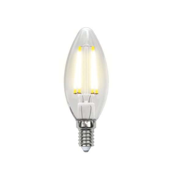 Лампа светодиодная (UL-00000199) E14 6W 3000K прозрачная LED-C35-6W/WW/E14/CL PLS02WH