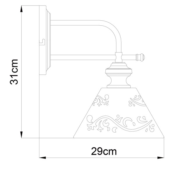 Бра Kensington a1511ap-1pb Arte Lamp Бра Kensington a1511ap-1pb Arte Lamp