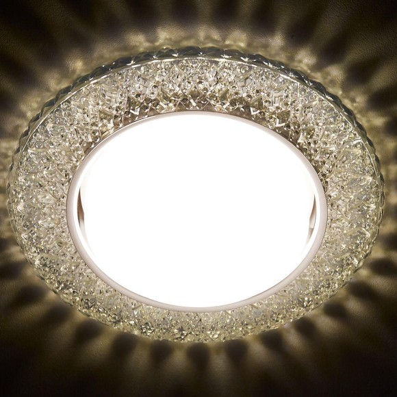 Встраиваемый светодиодный светильник Ambrella light GX53 LED G298 CL/WW Встраиваемый светодиодный светильник Ambrella light GX53 LED G298 CL/WW