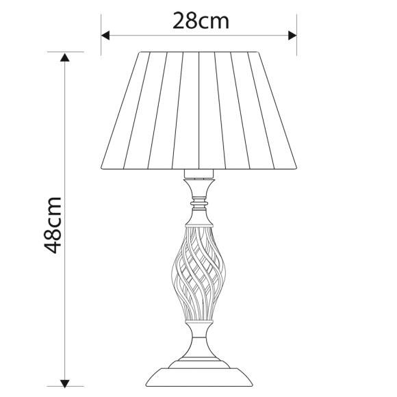 Настольная лампа Zanzibar a8390lt-1ab Arte Lamp