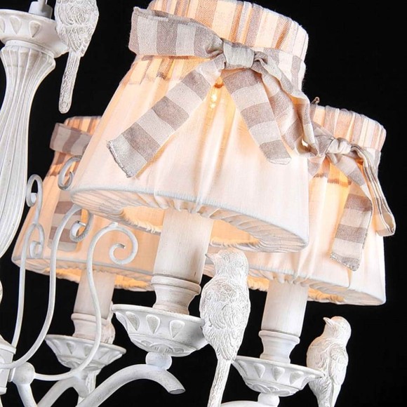 Подвесная люстра Maytoni Bird ARM013-06-W Подвесная люстра Maytoni Bird ARM013-06-W