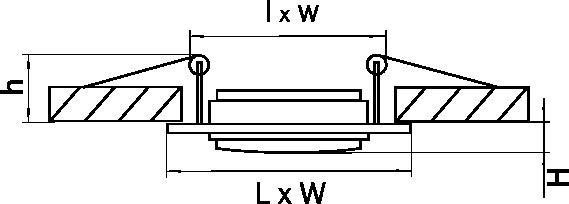 Встраиваемый светильник Lightstar Singo 011621 Встраиваемый светильник Lightstar Singo 011621